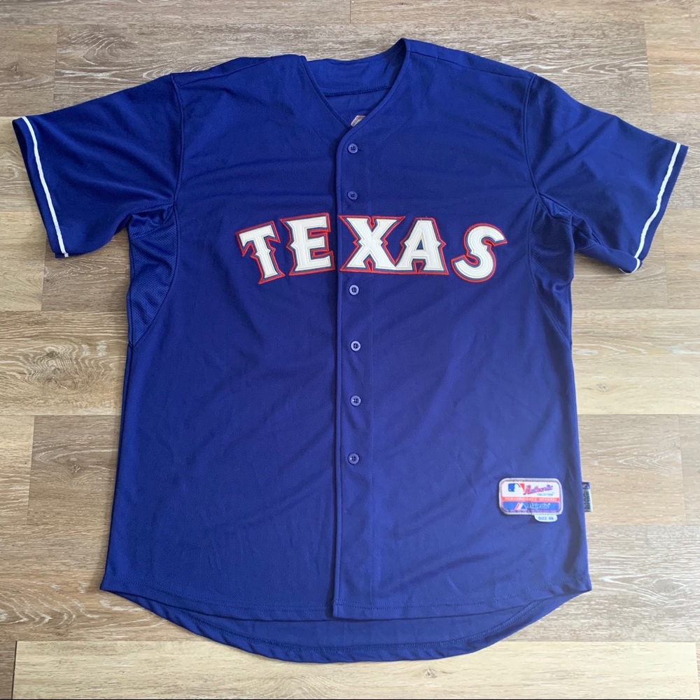 Majestic Texas Guerrero Jersey Sz56